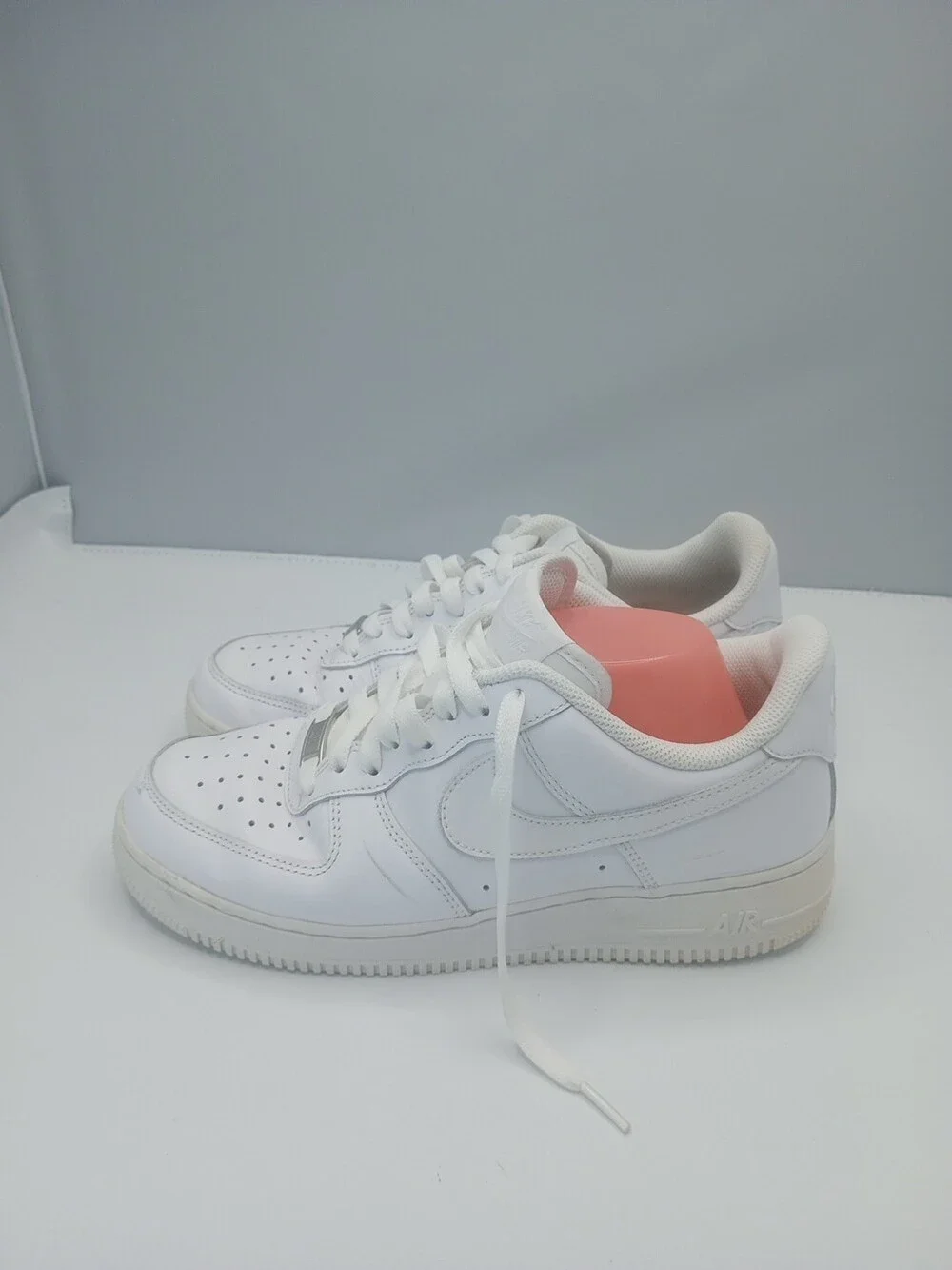 2019 Nike Air Force 1 Triple White ‘07 315122-111 Size 8 Low Top Sneakers Shoes